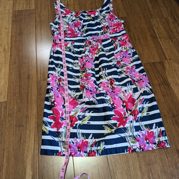 Motherhood Maternity Striped Floral Dress - Picture 5 of 11